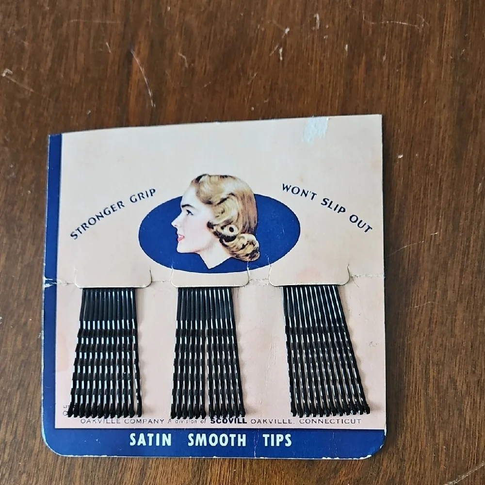 NWT Vintage DeLong Bobby Hair Pins Oakville Co USA